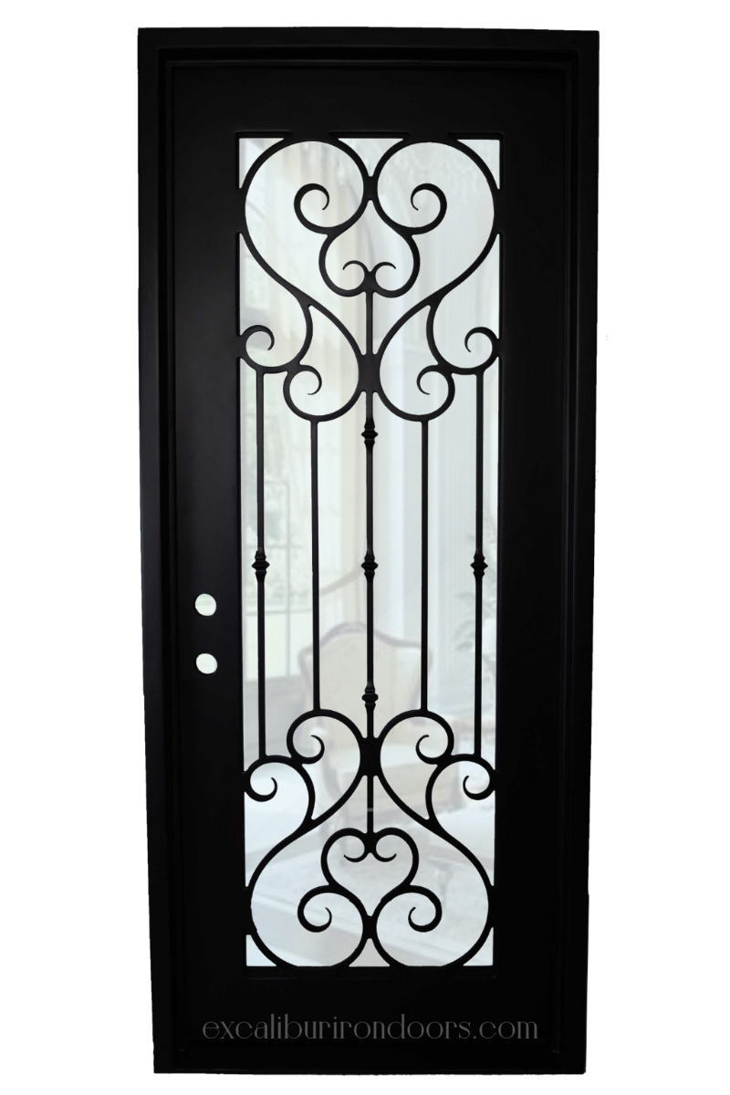 006 "Crest" Iron Door (98" x 40")
