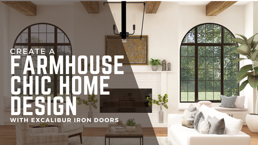 Incorporating Wrought Iron Doors in Farmhouse Chic Home Design