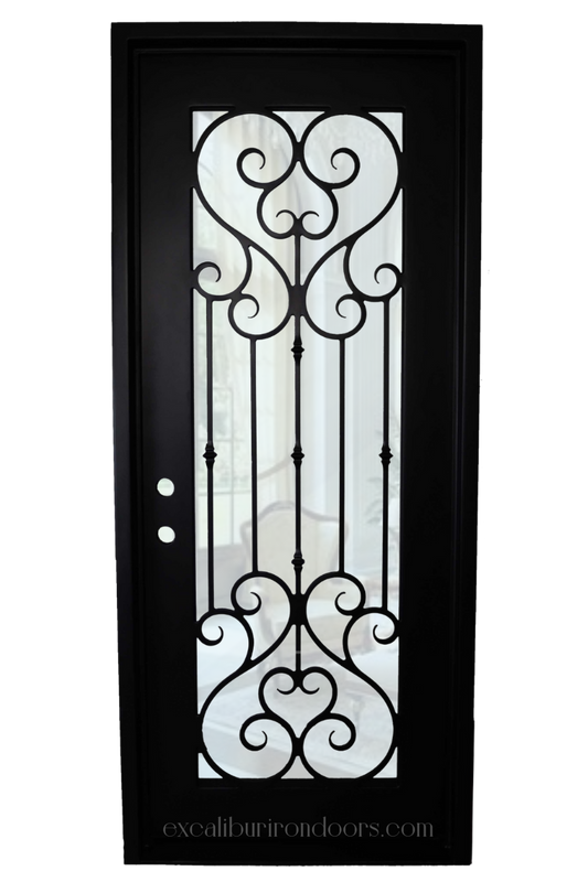 006 "Crest" Iron Door (98" x 40")