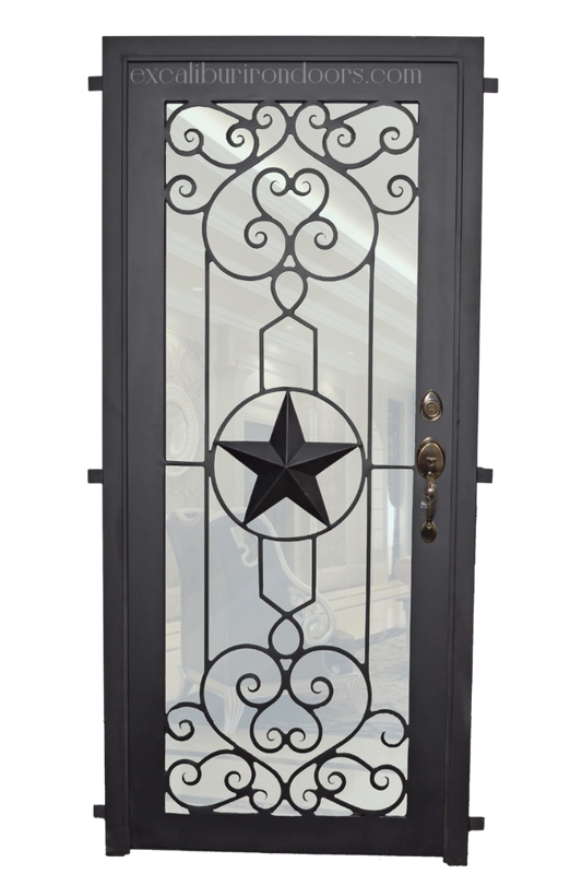 015 "Winter" Iron Door (82" x 37")